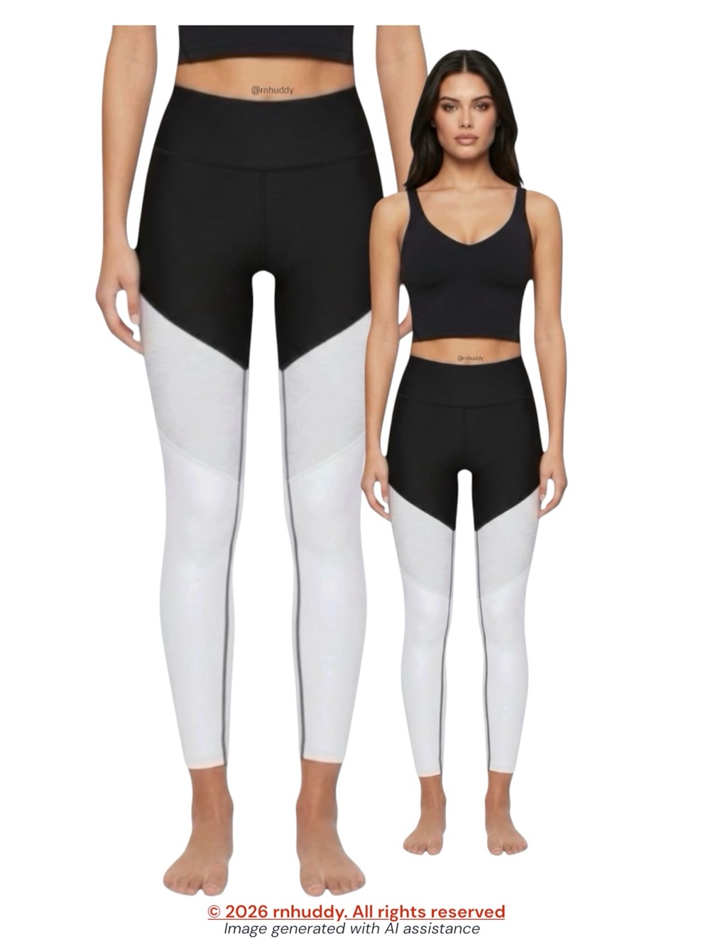 Outdoor Voices XS tricolor Springs color block leggings